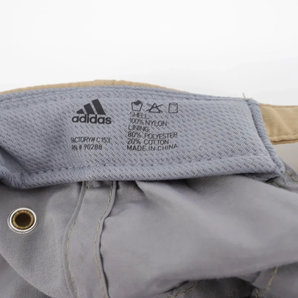 Adidas Aeroready‎ Nylon Performance Baseball Cap Tan Unisex OSFM